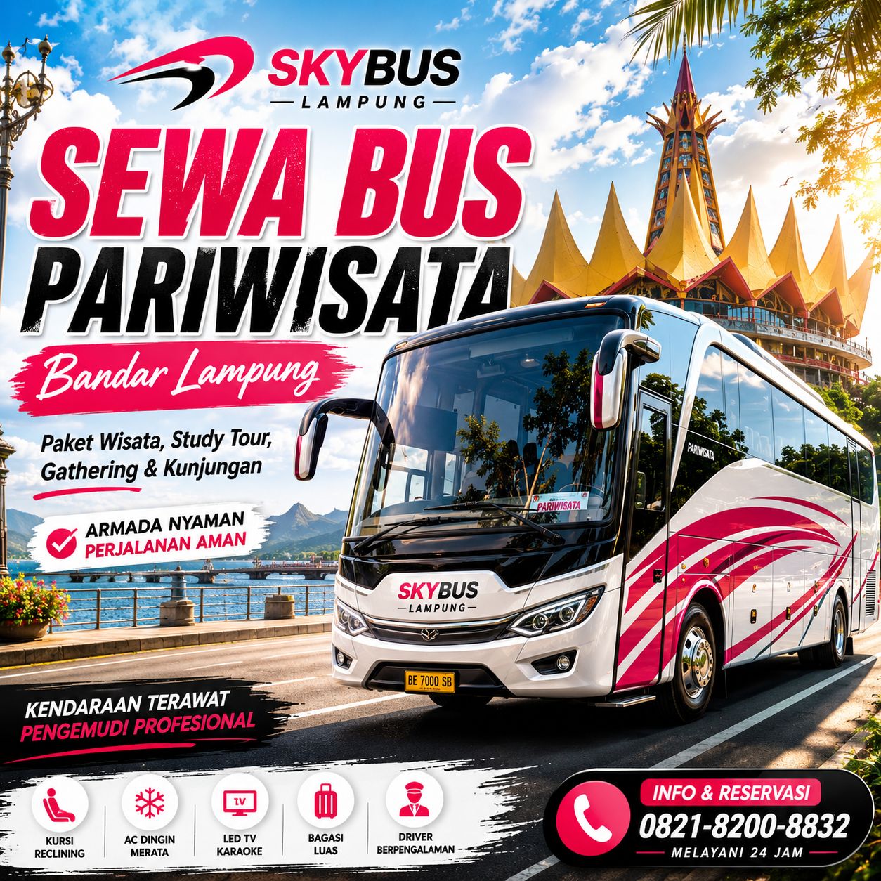 Bus Pariwisata Lampung