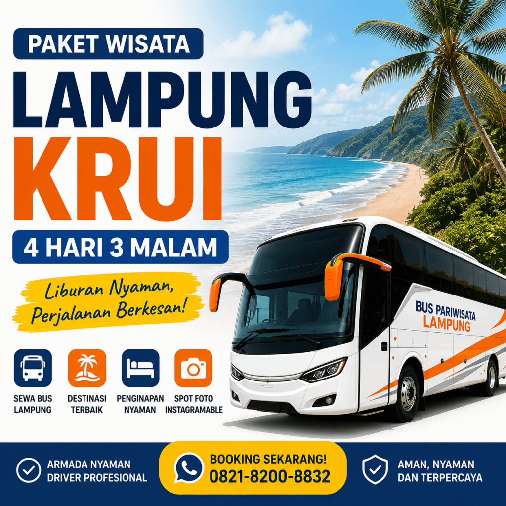 Paket Wisata Lampung Krui 4 hari 3 malam