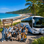 Wisata Pantai Pangandaran Favorit Rombongan dari Lampung